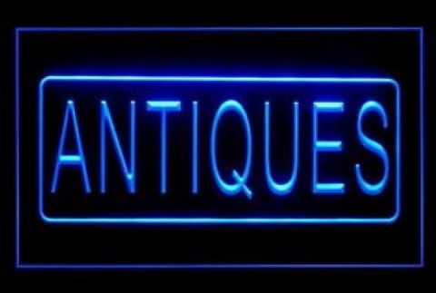 Antiques Shop Collection LED Neon Sign